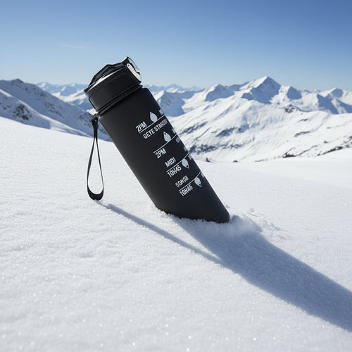 Gourde Hydratation avec Marqueur de Temps – Essentiel Quotidien Ritual Vive